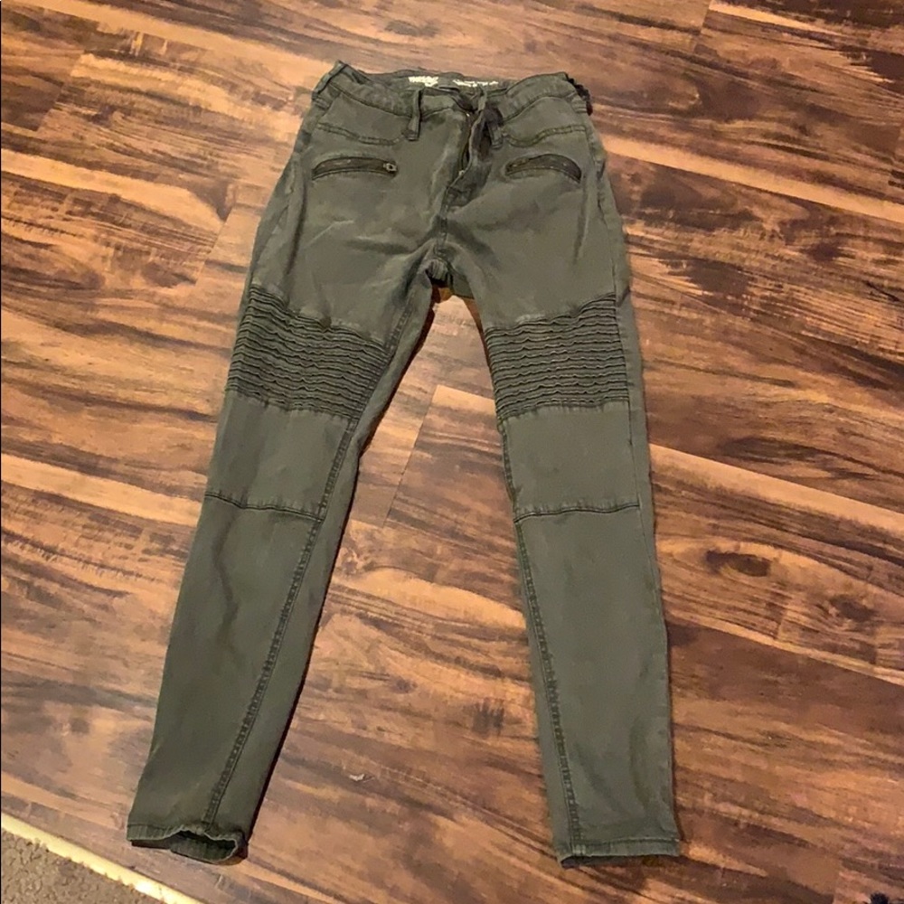 Green pants